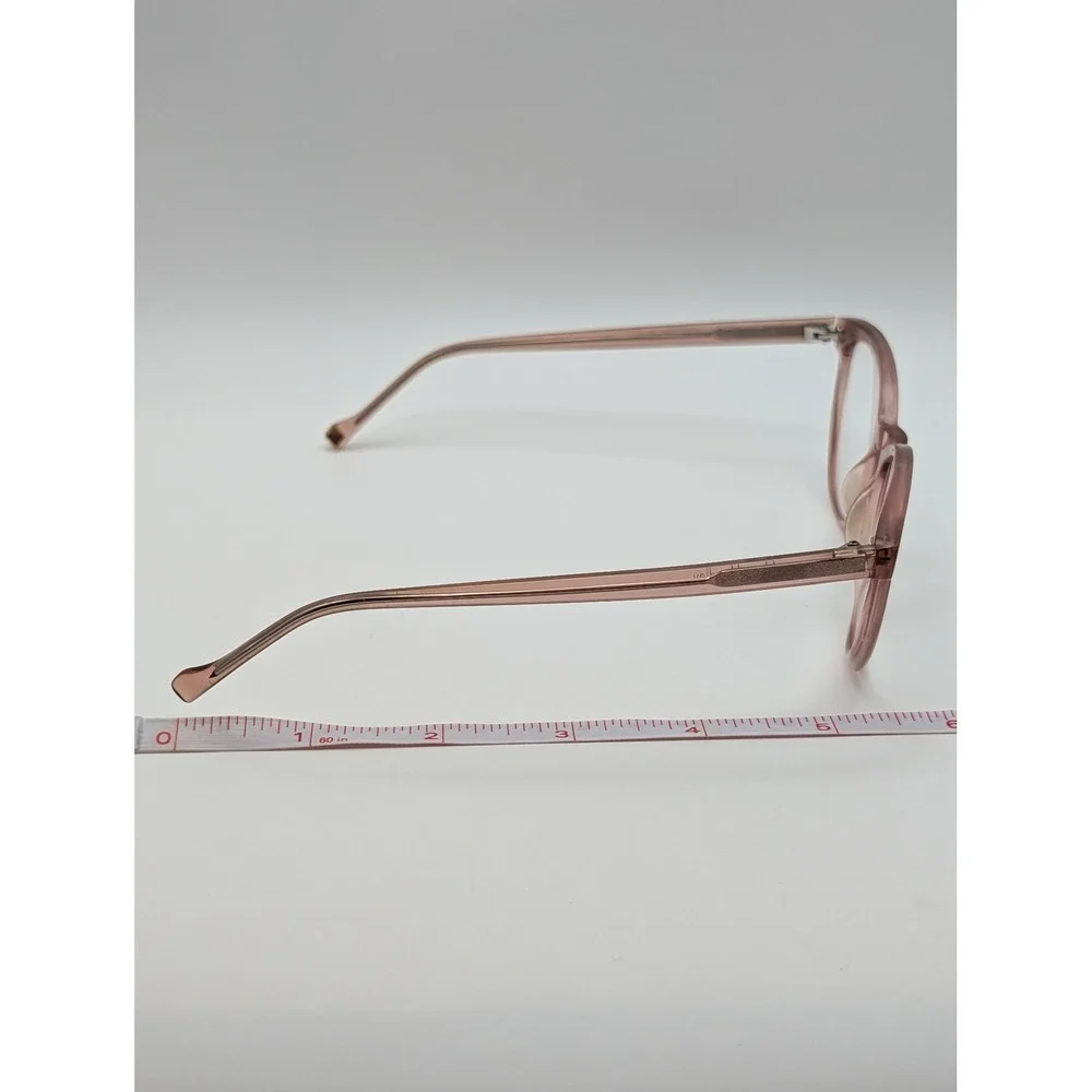 Vera Bradley Blush Pink Transparent Oval Eyeglass Frames 50-19-140 Womens